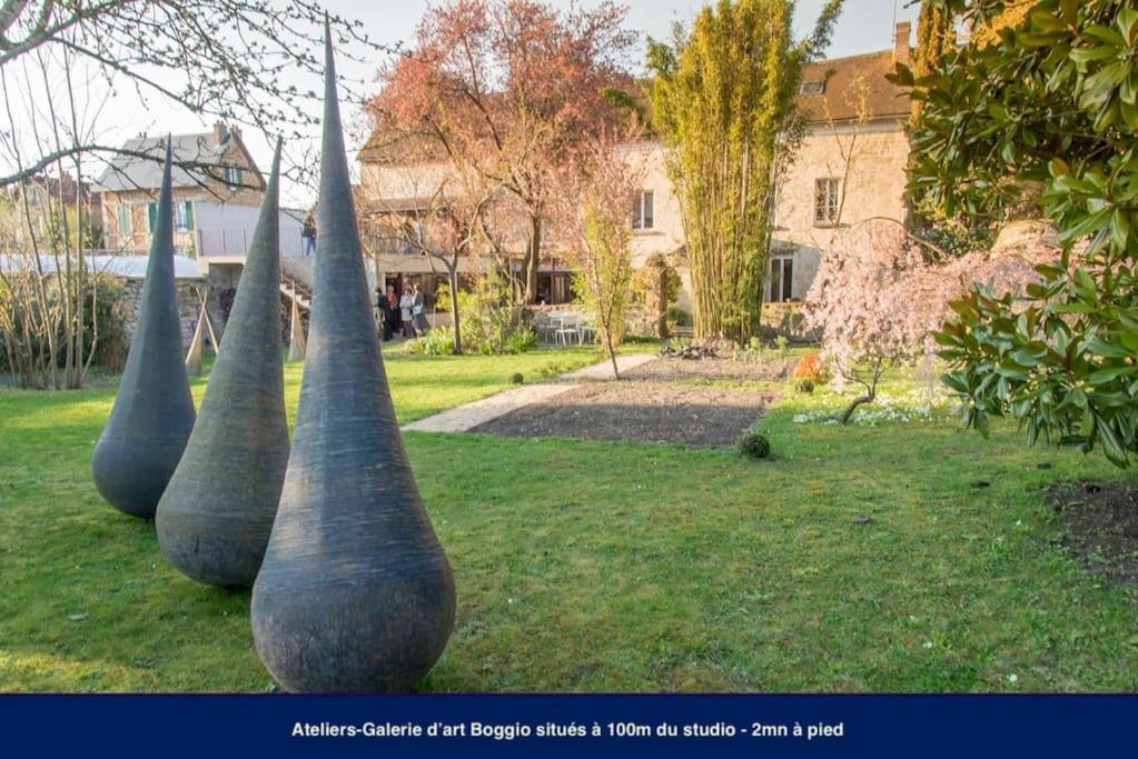 Amman Studio Avec Terrasse Au Coeur Du Village Impressionniste Auvers-sur-Oise Exterior foto